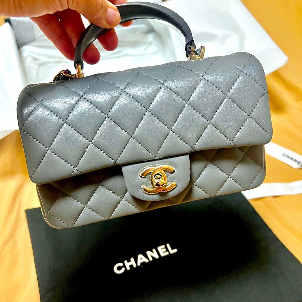 Chanel mini top handle